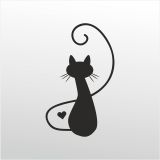 130 cm Kedi Folyo Sticker