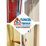 130 CM Parmak Sıkışma Önleyici Körük -kapı Körüğü Açık Bej