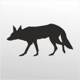 130 cm Tilki Folyo Sticker
