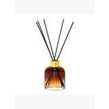 130 ml Degrade Kahverengi Cam Şişe Bambu Çubuklu Oud Vanilya Oda Kokusu