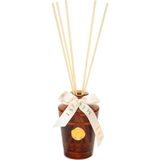 130 ml Kahverengi Konik Cam Şişe Bambu Çubuklu Oud Oda Kokusu - Çok Renkli