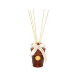 130 ml Kahverengi Konik Cam Şişe Bambu Çubuklu Oud Oda Kokusu - Çok Renkli