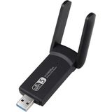 1300 Mbps Dual Band USB 3.0 Adaptör Kablosuz Wifi Alıcı 2.4ghz 5ghz 1 Anten ile Yüksek Hız