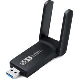 1300Mbps Wireless Adaptör Wifi Ağ Kartı Masaüstü Bilgisayar Pc ile Uyumlu Realtek RTL 8812BU USB3.0 Wifi Adaptör, 2.5G 5G 5.8G Wireless Adaptör, USB Wifi Alıcı USB 1.1,2.0,3.0 (AC1300)