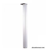 1307-K Ahşap Kare Tabla Masa Ayağı 60*60 71cm Krom