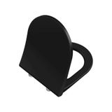 131-483-009-Vitra Integra Slim Etekli Soft Klozet Kapağı Duroplast - Mat Siyah