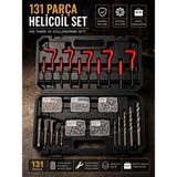 131 Parça Helicoil Set