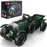 13191 Uzaktan Kumandalı Vintage Spor Araba Yapı Blokları 3918 Parça, Ingiliz Koleksiyon Araba Modeli