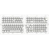 132 Tuş Universal Mekanik Klavye Tuş Takımı Kapağı Keycap Beyaz Tr Layout Türkçe Dizilim - Çok Renkli