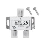 133249878 3C 2 Li Uydu Splitter Kablo Tv Rg6 Anten Çoklayıcı Dağıtıcı 2Xl