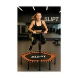 135 cm Boyunda Altıgen Step Trambolin, Siyah ve Turuncu