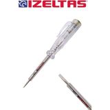 135 mm Elektrik Kontrol Kalemi Düz Uç Tornavida, Kaliteli ve Dayanıklı El Aleti - Ahşap