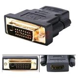 1350 HDMI Dişi Dvi (24+1) Erkek Çevirici Dönüştürücü Adaptor Tv LCD Monitör Kasa Pc Laptop - 0 - Siyah