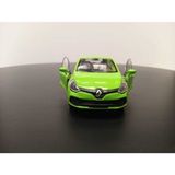 1:36 Ölçek Renault Clio Diecast Çek Bırak Model Araba (Fıstık Yeşili)