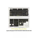 136 Tuşlu Keycaps Pc Karbon Fiber Dokulu Cyberpunk 136 Tuşlu Klavye (İngilizce Dil Desteği) [Kutulu] Tüm Mekanik-Manyetik Klavyeler İle Uyum Sağlamaktadır.