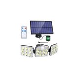 138 Led Kablolu Solar Güneş Enerjili Sokak Lambası Bahçe Lambası
