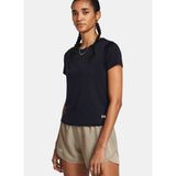 1382434-001 UA Launch Shortsleeve Siyah Yuvarlak Yaka Kadın T-Shirt