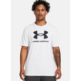 1382911-100-UA SPORTSTYLE SS Beyaz Bisiklet Baskılı Erkek T-Shirt
