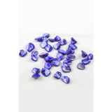 13x15 mm Yamuk Model Lacivert Doğal Taş Boncuk Takı, Aksesuar Malzeme (20 Adet)