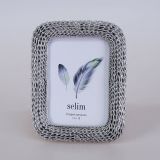 13X18 Chain Çerçeve Gümüş