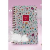 13X21 cm Çizgisiz 96 Yaprak Sert Karton Kapak Telli Defter 60 gr Beyaz Kağıt