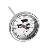 14.1002 Paslanmaz Çelik Analog Kızartma (Fırın) Termometresi Barbekü Termometresi (Mangal) (Bbq), Gıda Termometresi - 001 - Beyaz - 0,5 ml