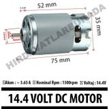 14.4 Volt Şarjlı Matkap Motoru