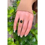 14 Ayar Altın Mini Onix Bükme Tel Yüzük