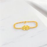 14 Ayar Altın Tasarım Bileklik - 0180905