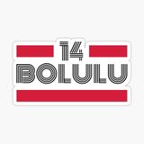 14 Bolulu Plaka Araba Sticker Yapıştırması