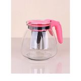 14 cm 1100 ml Cam Demlik -CLKN-1405 - Renkli - standart