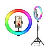 14 İnç Profesyonel RGB Ring Light Seti (Halka Işık ve Tripod)