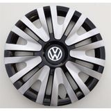 14'' Inç Volkswagen Jant Kapağı 4 Adet Çelik Jant Görünümlü Renkli - Kırılmaz Esnek 4911g9ww