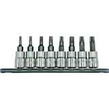 1/4" Lokmalı Torx Uç Seti 8 Parça, Güçlü ve Dayanıklı Takım - Ahşap - Seçenek 1