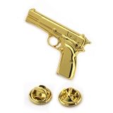 14 Lü Tabanca Rozet Gold Görünümlü