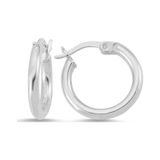14 mm Gümüş Halka Küpe