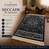 14 mm Sık Ve yumuşak dokuma Ravza model Seccade - Lacivert - 75 x 110 cm
