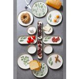 14 Parça 6 Kişilik Handmade Yaz Desen Kahvaltı Takımı - Lüx Kahvaltılık Sunum Seti