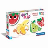 14 Parça Supercolor Puzzle: İlk Puzzle Koleksiyonum Meyveler