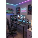 140 Antrasit Oyun Çalışma Masası Gaming Masa Ofis Masası 9100 Metal