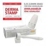 140 Igne Ayarlanabılır Igne Uzunlugu Dermastamp Sac Ve Yuz Bolgesı - Temızleme Urunu Hedıyelı!