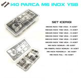 140 Parça M6 İnox Ysb Vida Somun Ve Pul Seti