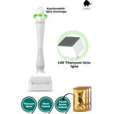 140 Titanyum Iğneli Ayarlanabilir Iğne Ölçülü (0.25-3.0mm) Dermastamp