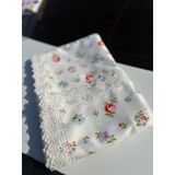 140x170 Raşel Leke Tutmaz Güpürlü Masa/Sofra örtüsü Lila Kırçiçeği BHT002