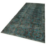 140x373 cm Geometrik Halı Siyah Geometrik Yün El Dokuma Modern Geometrik Etnik Eskitme Desenli Boho Oturma Odası Salon Yolluk Koridor Mutfak Halısı