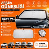 140x79 cm Katlanabilir Araba Ön Cam Güneşliği İç Cam Güneşlik UV Korumalı Isı Yalıtımlı Oto Güneşlik