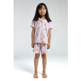 14100 Toontoy Kız Çocuk Komple Baskılı Şortlu Pijama Takım 14100 Pembe 9-10 YAŞ