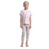 14102 Toontoy Kız Çocuk Komple Baskılı Pijama Takım 14102 Pembe 12-13 YAŞ