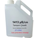 1413 Μs Iletkenlik Kalibrasyon Sıvısı Tampon Çözelti (2 Litre) - Ahşap