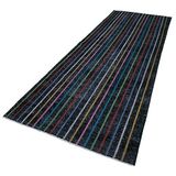 141x398 cm Geometrik Halı Siyah Geometrik Yün El Dokuma Modern Geometrik Etnik Eskitme Desenli Boho Oturma Odası Salon Yolluk Koridor Mutfak Halısı